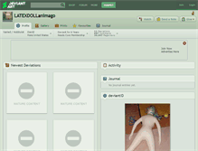 Tablet Screenshot of latexdollanimago.deviantart.com