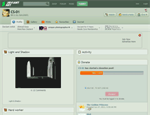 Tablet Screenshot of cs-01.deviantart.com