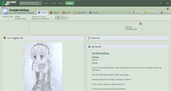 Desktop Screenshot of invadermelissa.deviantart.com