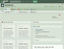 Tablet Screenshot of dystopianism.deviantart.com