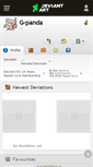 Mobile Screenshot of g-panda.deviantart.com
