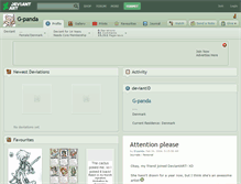 Tablet Screenshot of g-panda.deviantart.com
