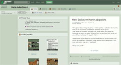 Desktop Screenshot of horse-adoptions.deviantart.com