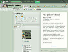 Tablet Screenshot of horse-adoptions.deviantart.com