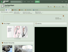 Tablet Screenshot of kucing-hitam.deviantart.com