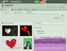 Tablet Screenshot of heart-club.deviantart.com