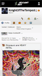 Mobile Screenshot of knightofthetempest.deviantart.com