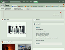 Tablet Screenshot of giando.deviantart.com