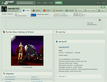 Tablet Screenshot of naruto162.deviantart.com