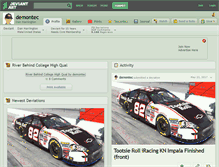Tablet Screenshot of demontec.deviantart.com