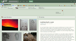 Desktop Screenshot of deletelove.deviantart.com