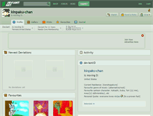 Tablet Screenshot of kinpaku-chan.deviantart.com
