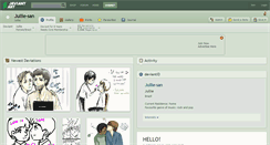 Desktop Screenshot of jullie-san.deviantart.com