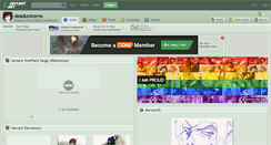 Desktop Screenshot of deadunicorns.deviantart.com