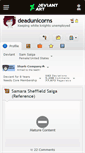 Mobile Screenshot of deadunicorns.deviantart.com