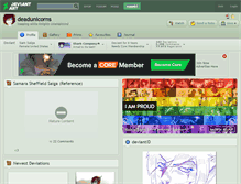 Tablet Screenshot of deadunicorns.deviantart.com