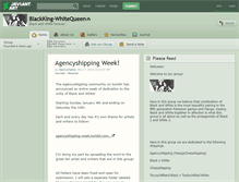 Tablet Screenshot of blackking-whitequeen.deviantart.com