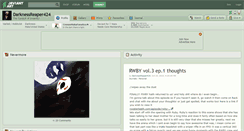 Desktop Screenshot of darknessreaper424.deviantart.com