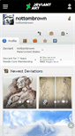 Mobile Screenshot of nottombrown.deviantart.com