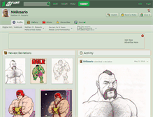 Tablet Screenshot of nmrosario.deviantart.com