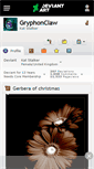 Mobile Screenshot of gryphonclaw.deviantart.com