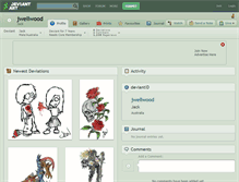 Tablet Screenshot of jwellwood.deviantart.com