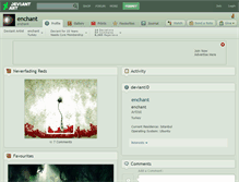 Tablet Screenshot of enchant.deviantart.com