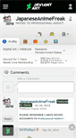 Mobile Screenshot of japaneseanimefreak.deviantart.com