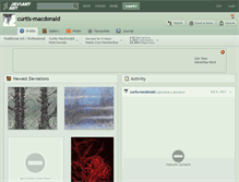 Tablet Screenshot of curtis-macdonald.deviantart.com
