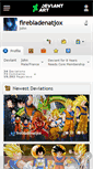 Mobile Screenshot of firebladenatjox.deviantart.com