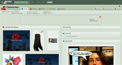 Desktop Screenshot of flamma-man.deviantart.com