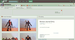 Desktop Screenshot of darthdayton.deviantart.com