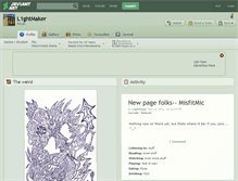 Tablet Screenshot of l1ghtmaker.deviantart.com
