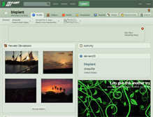 Tablet Screenshot of bioplant.deviantart.com