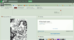 Desktop Screenshot of caiojhonson.deviantart.com