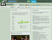 Tablet Screenshot of animal-zoo.deviantart.com