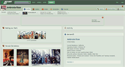 Desktop Screenshot of ambrosia-rose.deviantart.com