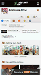 Mobile Screenshot of ambrosia-rose.deviantart.com