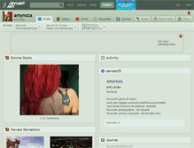 Tablet Screenshot of amynoza.deviantart.com