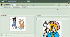 Desktop Screenshot of coreylubber.deviantart.com