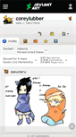 Mobile Screenshot of coreylubber.deviantart.com