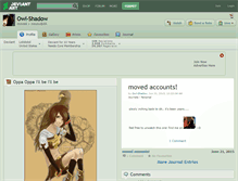 Tablet Screenshot of owl-shadow.deviantart.com