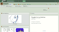 Desktop Screenshot of decoazuria.deviantart.com