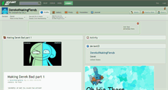 Desktop Screenshot of derekofmakingfiends.deviantart.com