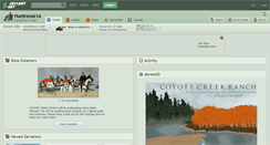 Desktop Screenshot of huntress614.deviantart.com
