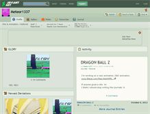 Tablet Screenshot of meteor1337.deviantart.com