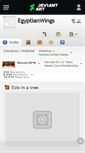 Mobile Screenshot of egyptianwings.deviantart.com