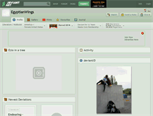 Tablet Screenshot of egyptianwings.deviantart.com
