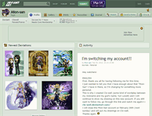Tablet Screenshot of mion-san.deviantart.com