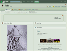 Tablet Screenshot of eroko.deviantart.com